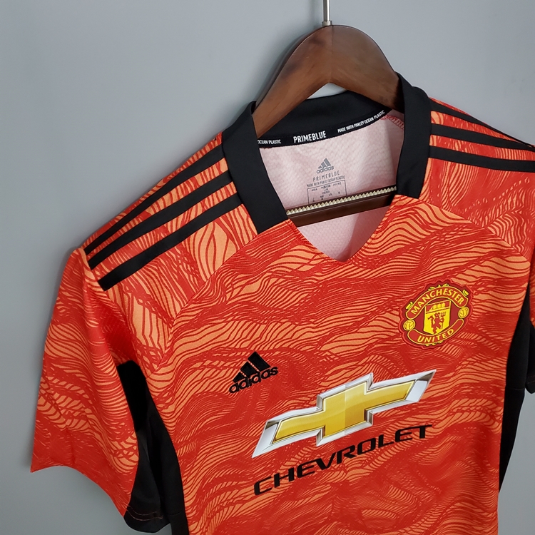 21-22 Manchester United Goalkeeper Soccer Jersey Shirt - Click Image to Close